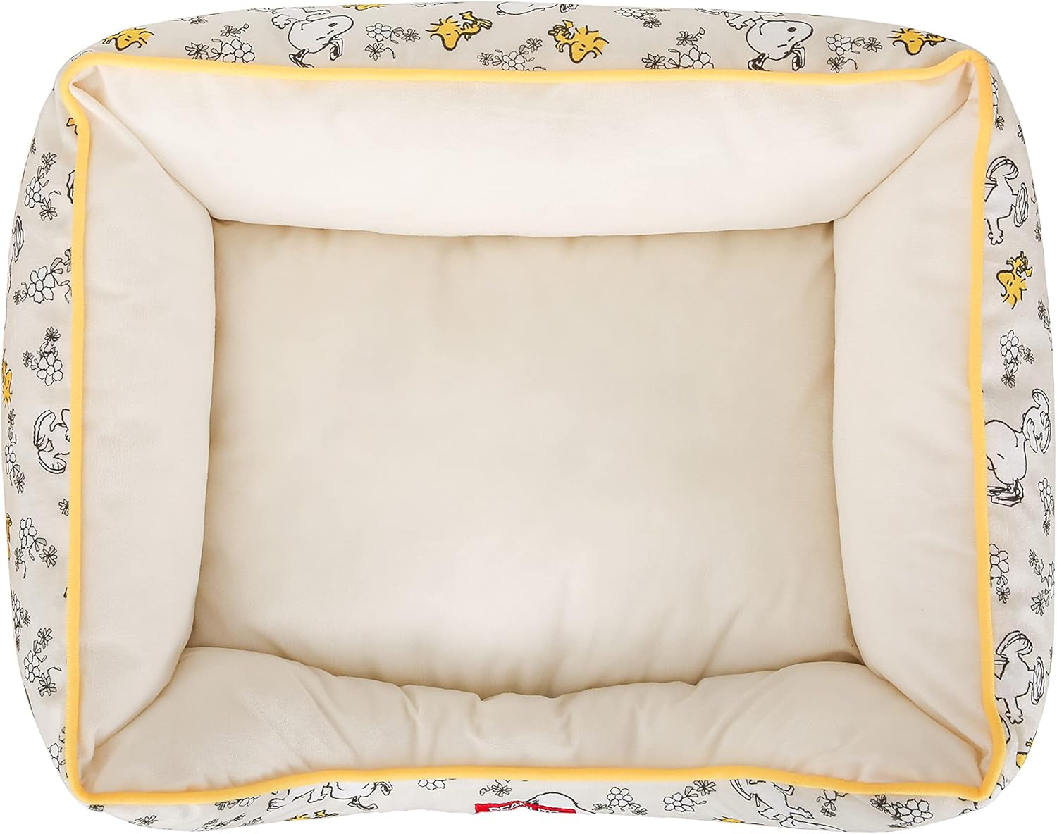 Peanuts Snoopy & Woodstock Cuddler Dog Bed, 24" X 19" X 8"