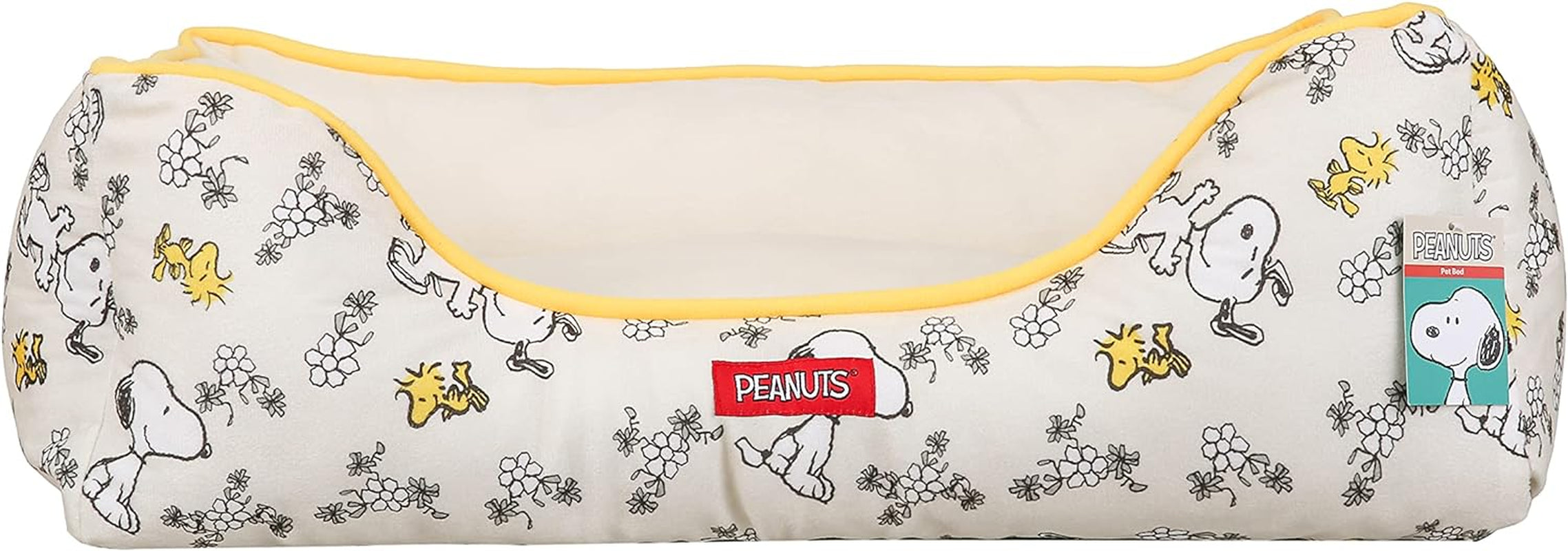 Peanuts Snoopy & Woodstock Cuddler Dog Bed, 24" X 19" X 8"